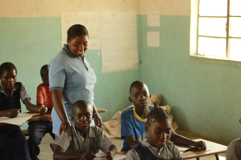 Sajida, one of the twenty young teachers enrolled on the teacher training programme in Kalomo District