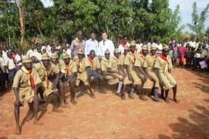 Andy and Jordan and the scouts