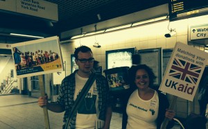 Rowan and Holly at London Waterloo