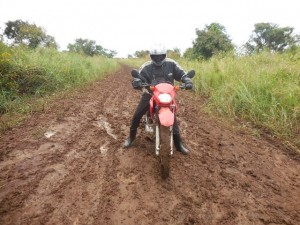 Bosco on Motorbike