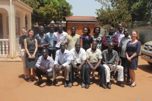 Uganda Team with Jade and Nicola and Colleen